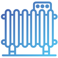 Réseau de radiateurs à Épône
